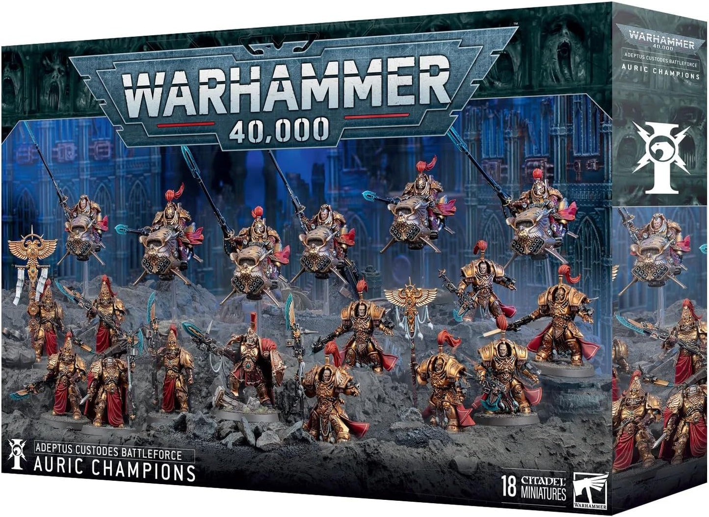 Warhammer 40k: Adeptus Custodes Battleforce Auric Champions