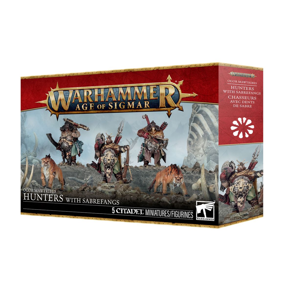 Age of Sigmar: Ogor Mawtribes Hunters with Sabrefangs