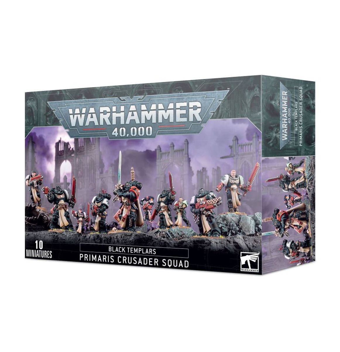 Warhammer 40k: Black Templars Primaris Crusader Squad