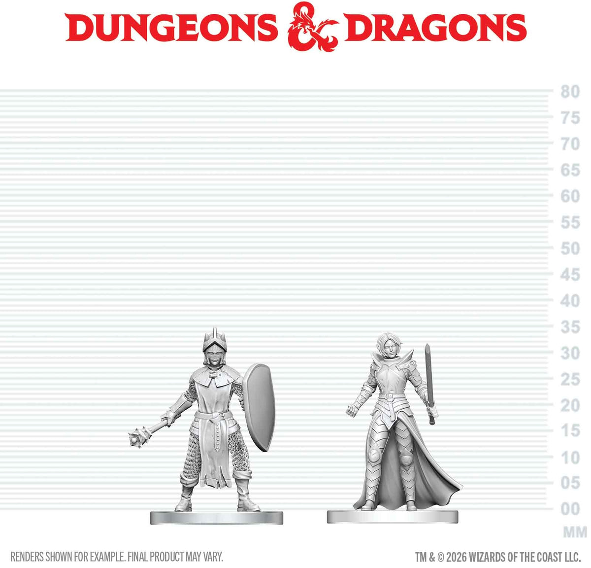 Dungeons & Dragons Black Guantlet & Zhentilar Paladin of Bane