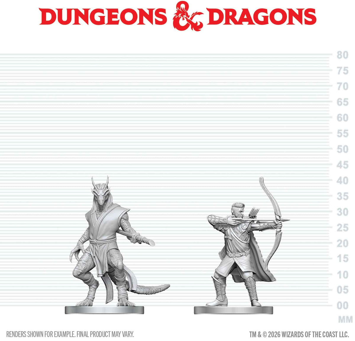 Dungeons & Dragons Elf Ranger & Dragonborn Monk