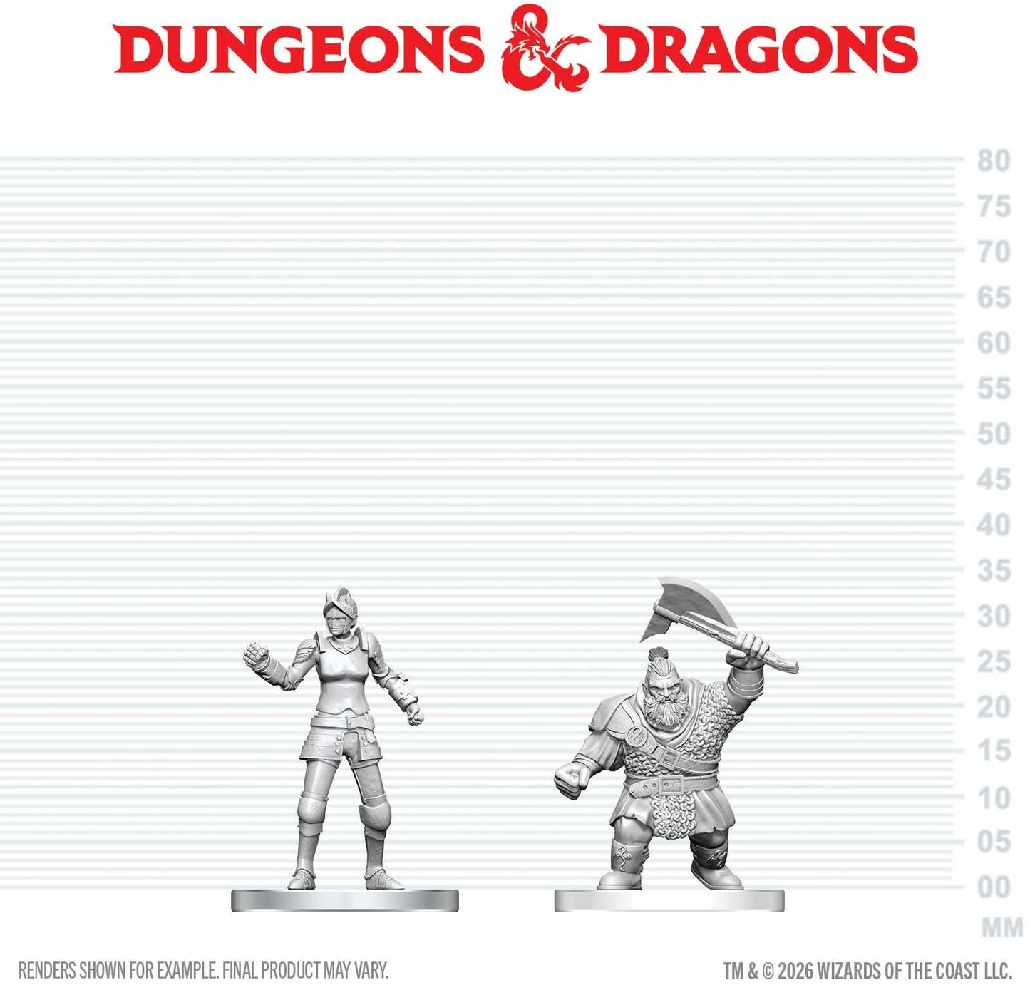 Dungeons & Dragons Cultist of Bane & Dwarf Zhentilar Soldier