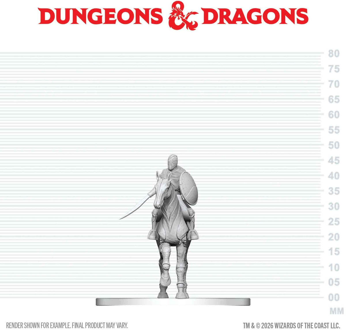 Dungeons & Dragons Nimblewright Steed with Rider