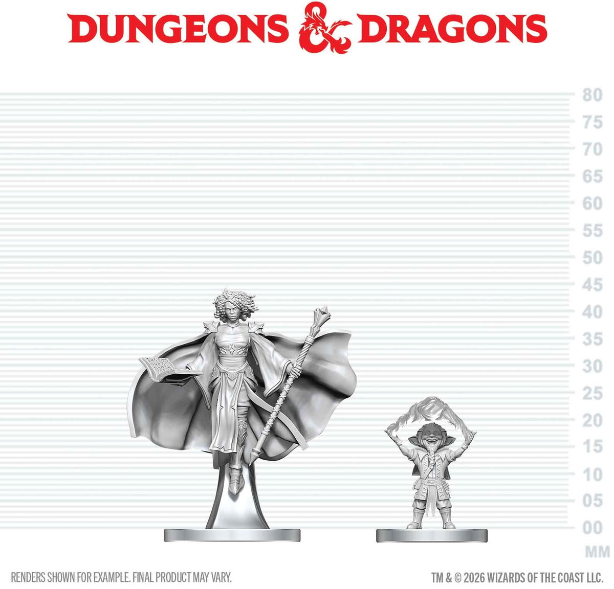 Dungeons & Dragons Gnome Warlock & Aasimar Wizard