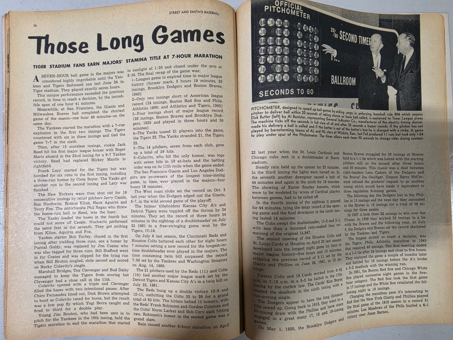 Strret and Smith's Baseball 1963 Yearbook