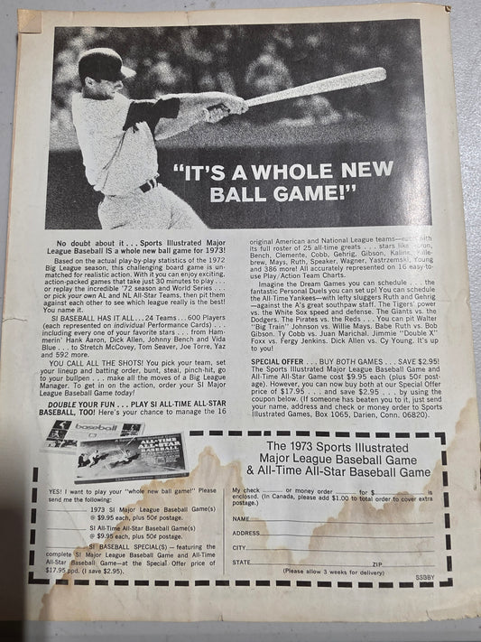 Street and Smith's Official Yearbook 1973 Baseball