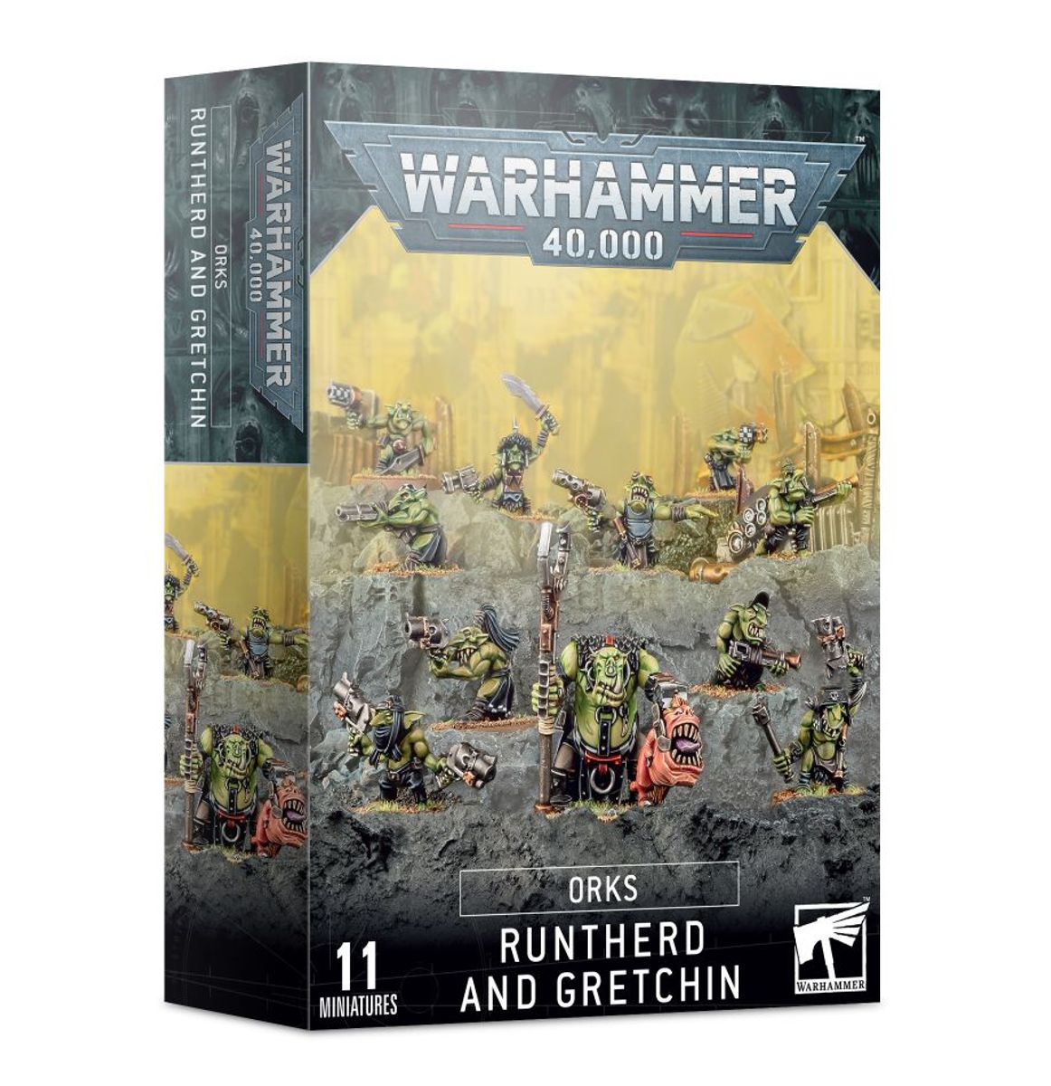 Warhammer 40k: Orks Runtherd and Gretchin