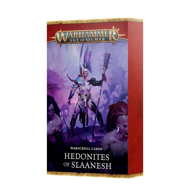 Age of Sigmar: Warscroll Cards Hedonites of Slaanesh
