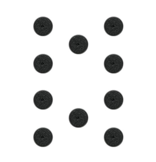 25mm Round Closed Bases