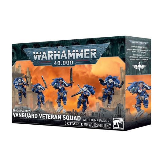Warhammer 40k: Space Marines Vanguard Veteran Squad With Jump Packs