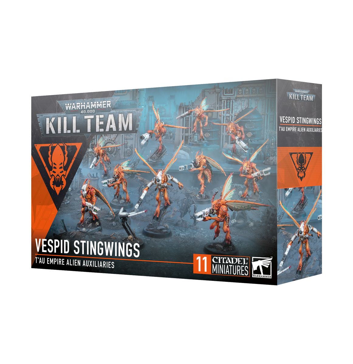 Warhammer 40k: Kill Team Vespid Stingwings T’au Empire Alien Auxiliaries