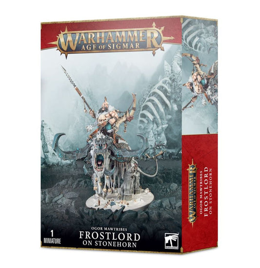 Age of Sigmar: Ogor Mawtribes Frostlord on Stonehorn