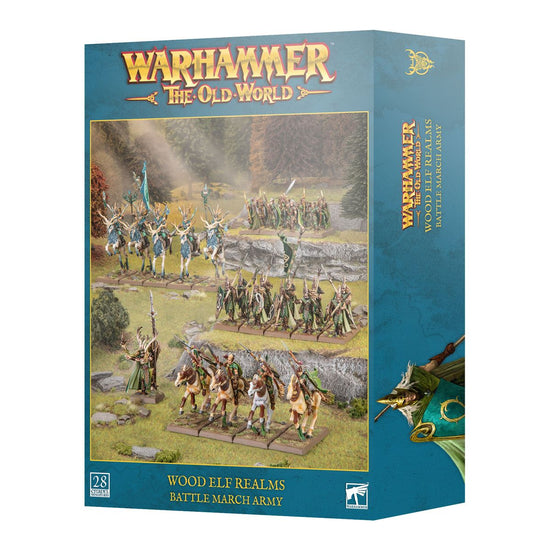 The Old World: Wood Elf Realms Battle March Army Pre-Order 2026/09/12