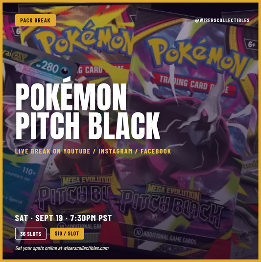 Pokémon | Pitch Black | 1 Booster Box | Pack Break | Break #1