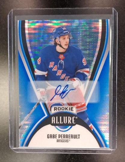 2025 Upper Deck Allure Gabe Perreault #122 Rookies Auto Blue Line /35 RC
