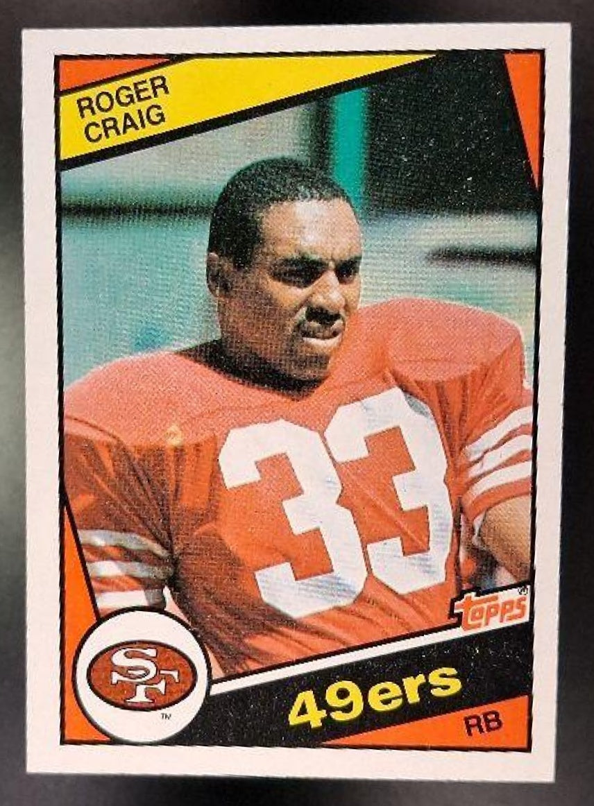 1984 Topps Roger Craig #353 RC 49ers