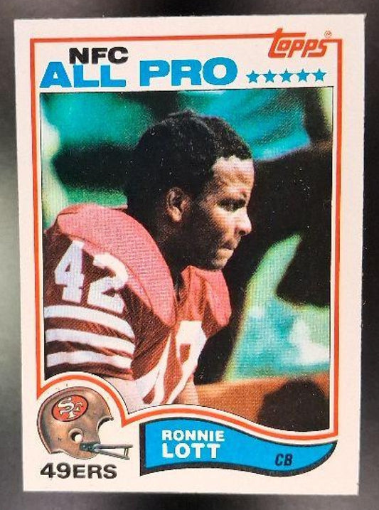 1982 Topps Ronnie Lott #486 RC 49ers