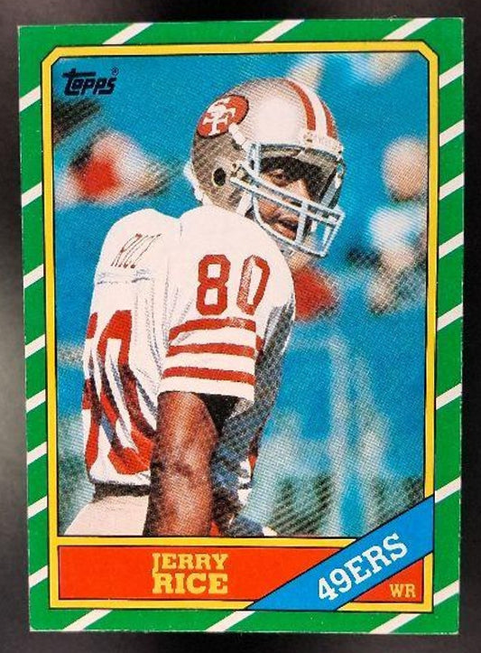 1986 Topps Jerry Rice #161 RC 49ers