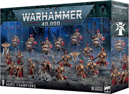 Warhammer 40k: Adeptus Custodes Battleforce Auric Champions