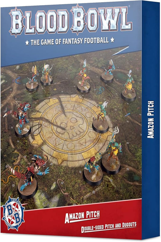Blood Bowl: Amazon Pitch Double-Sided Pitch and Dugouts