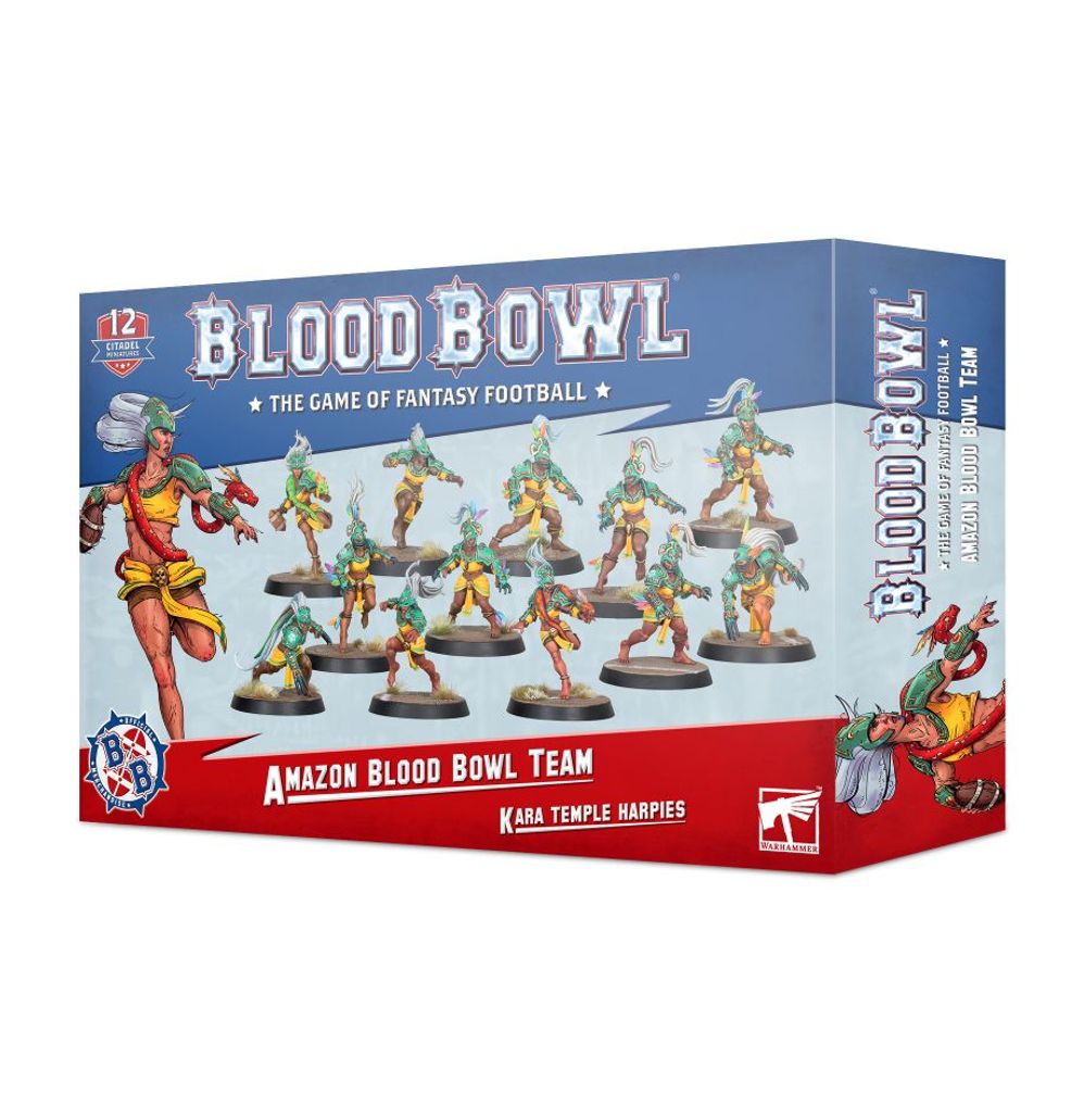 Blood Bowl: Amazon Blood Bowl Team Kara Temple Harpies