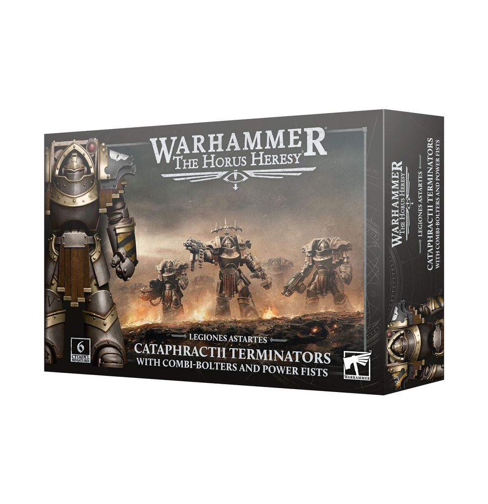 The Horus Heresy: Legiones Astartes Cataphractii Terminators with Combi-Bolters and Power Fists