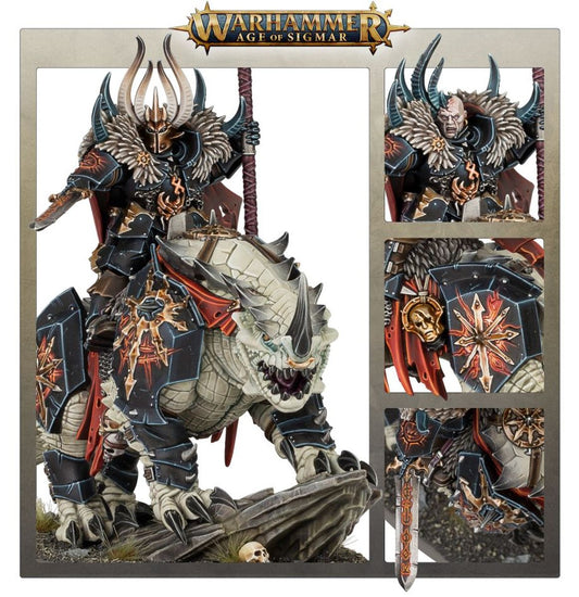 Age of Sigmar: Chaos Lord on Karkadrak