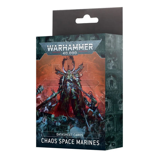 Warhammer 40k: Datasheet Cards Chaos Space Marines