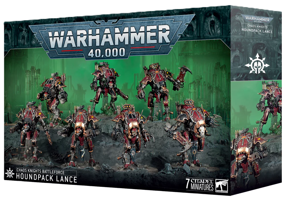 Warhammer 40k: Chaos Knights Battleforce Houndpack Lance