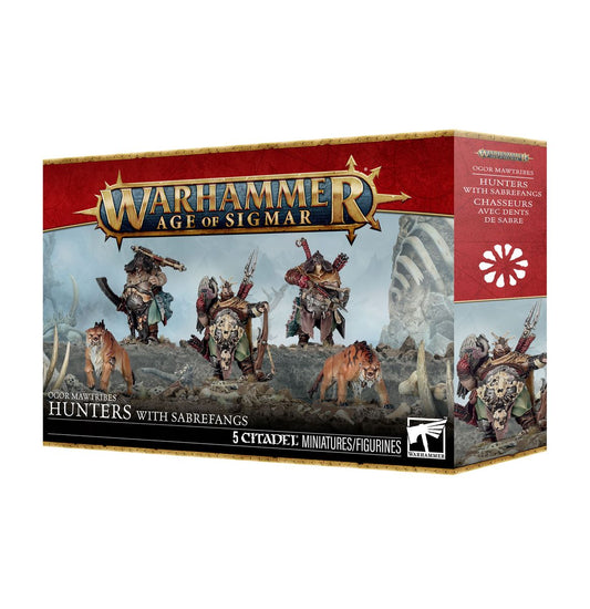 Age of Sigmar: Ogor Mawtribes Hunters with Sabrefangs