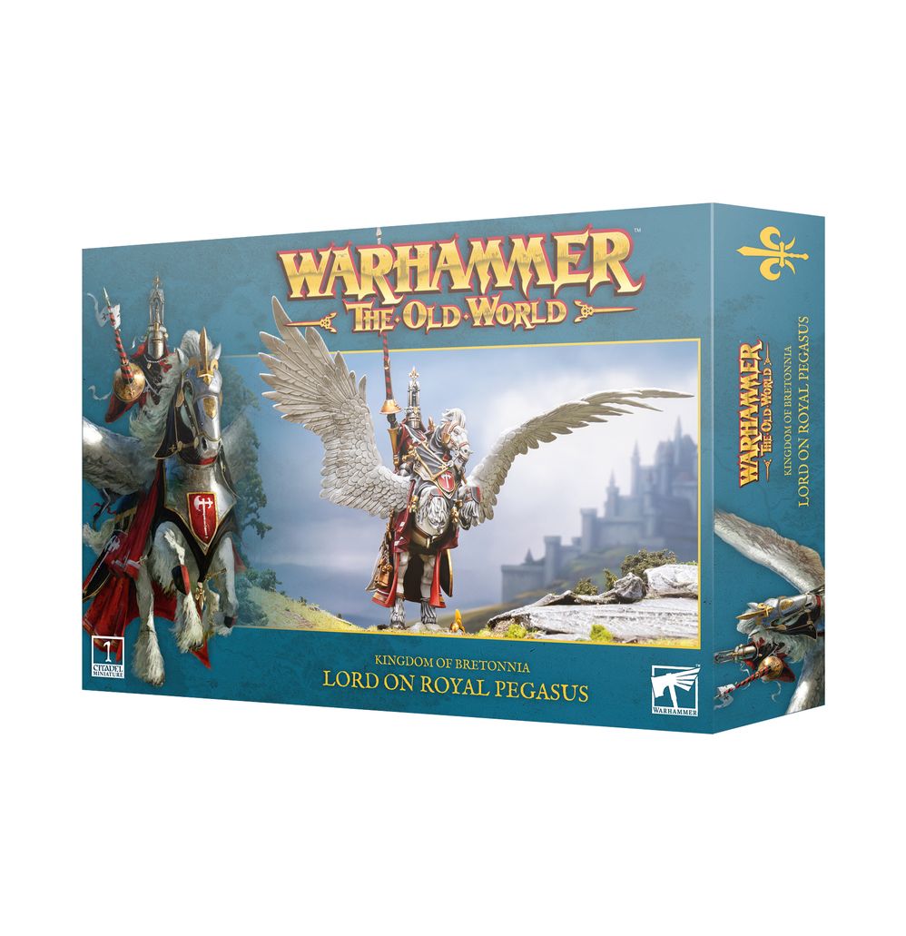 The Old World: Kingdom of Bretonnia Lord on Royal Pegasus