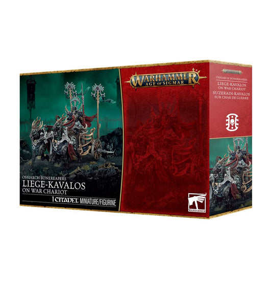 Age of Sigmar: Ossiarch Bonereapers Liege-Kavalos on War Chariot