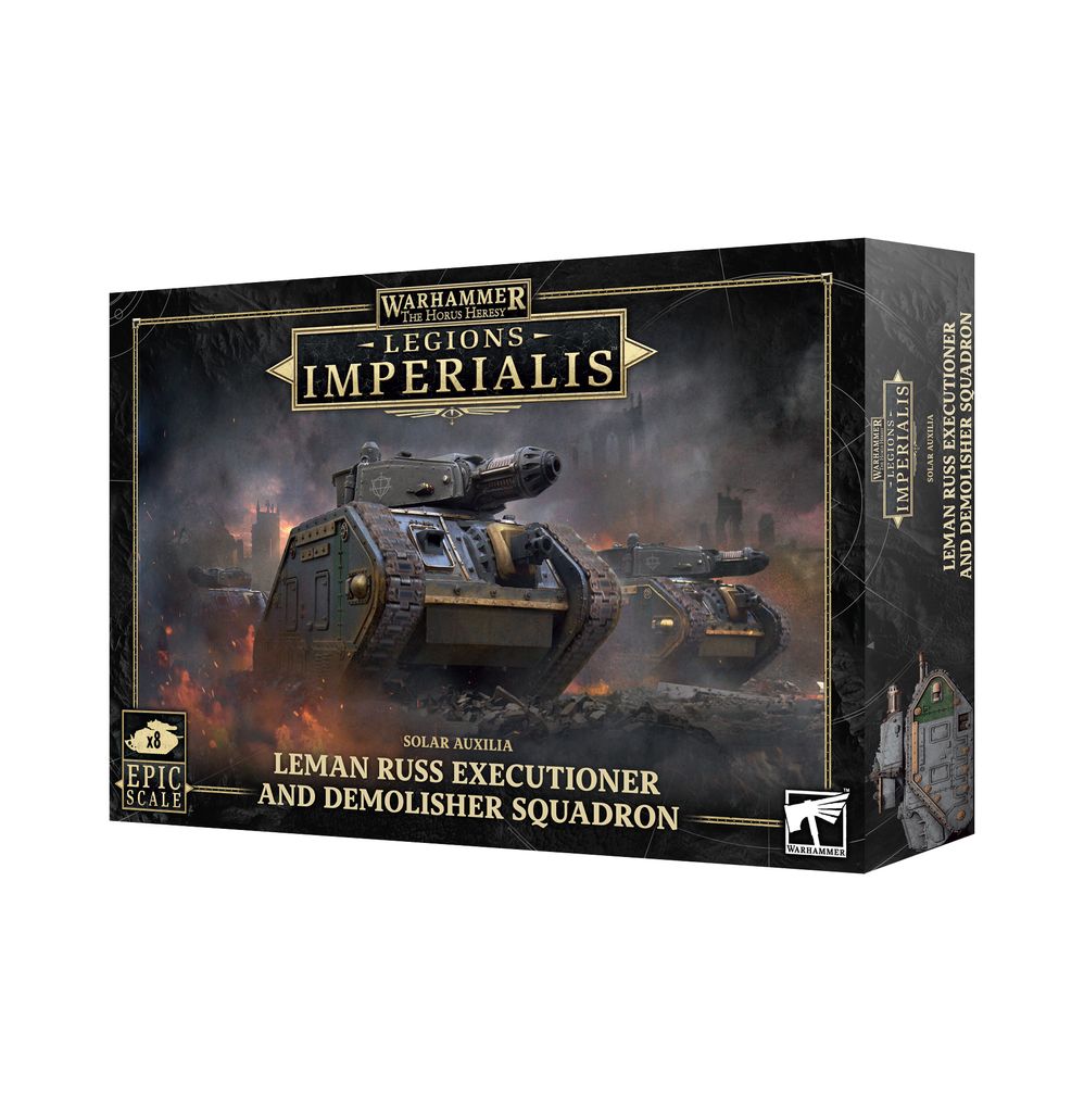 The Horus Heresy: Legions Imperialis Solar Auxilia Leman Russ Executioner and Demolisher Squadron