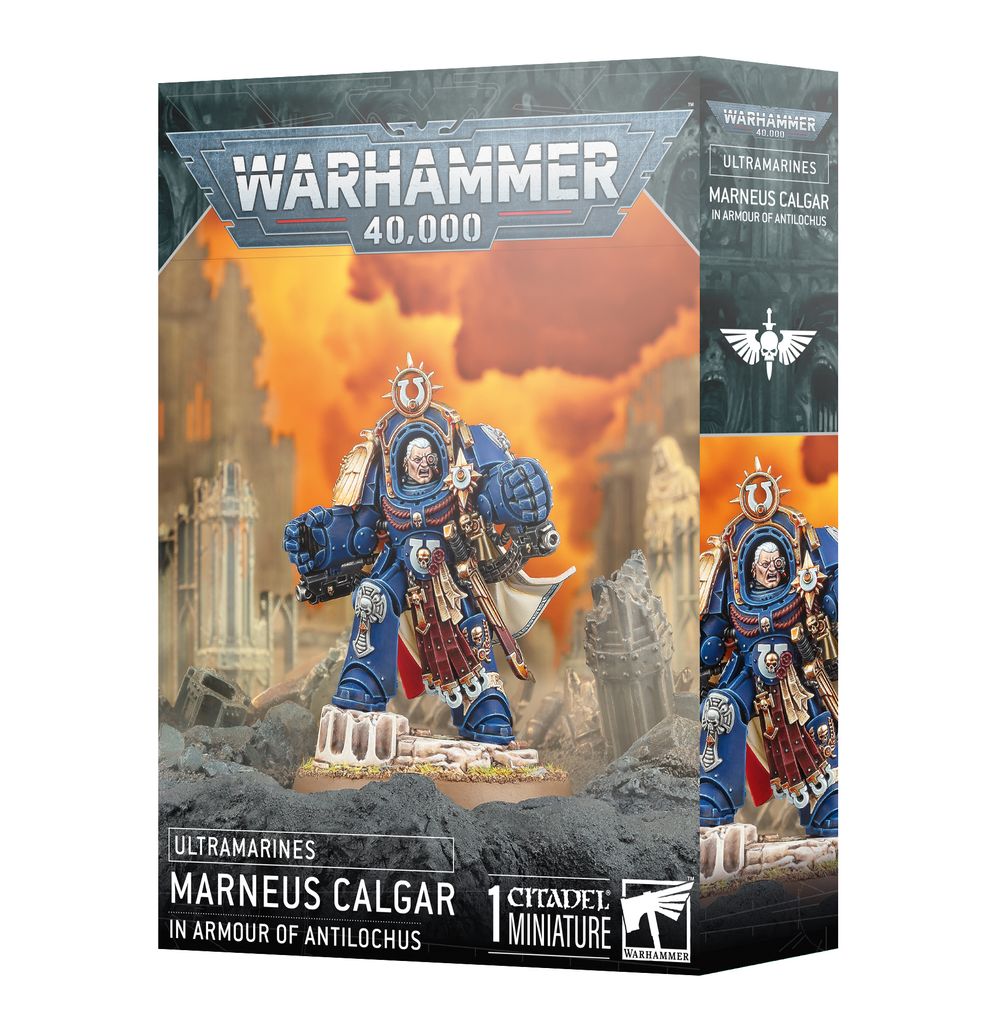 Warhammer 40k: Ultramarines Marneus Calgar in Armour of Antilochus