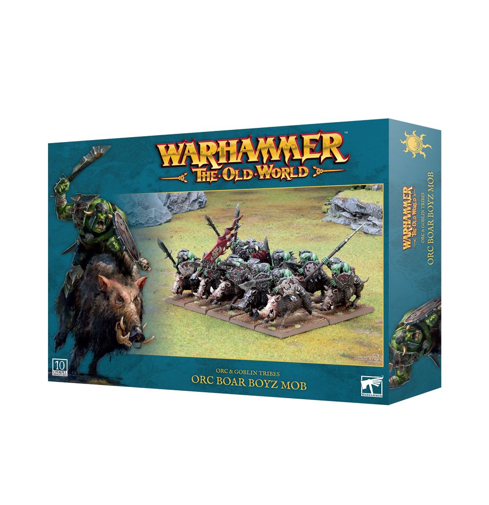 The Old World: Orc & Goblin Tribes Orc Boar Boyz Mob
