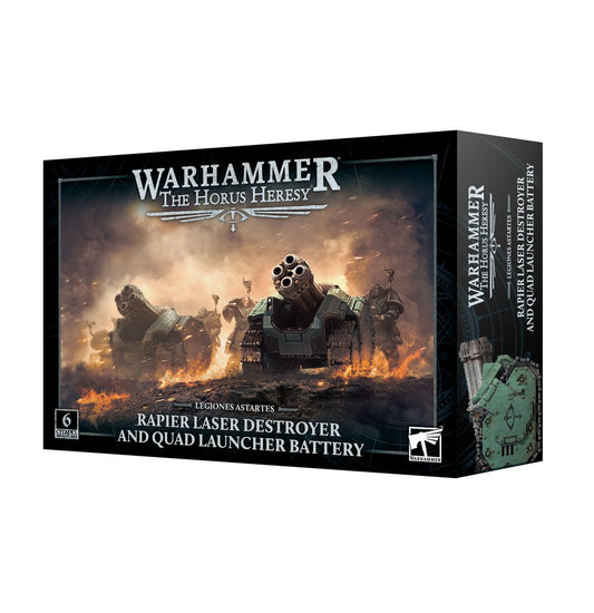 The Horus Heresy: Legiones Astartes Rapier Laser Destroyer and Quad Launcher Battery