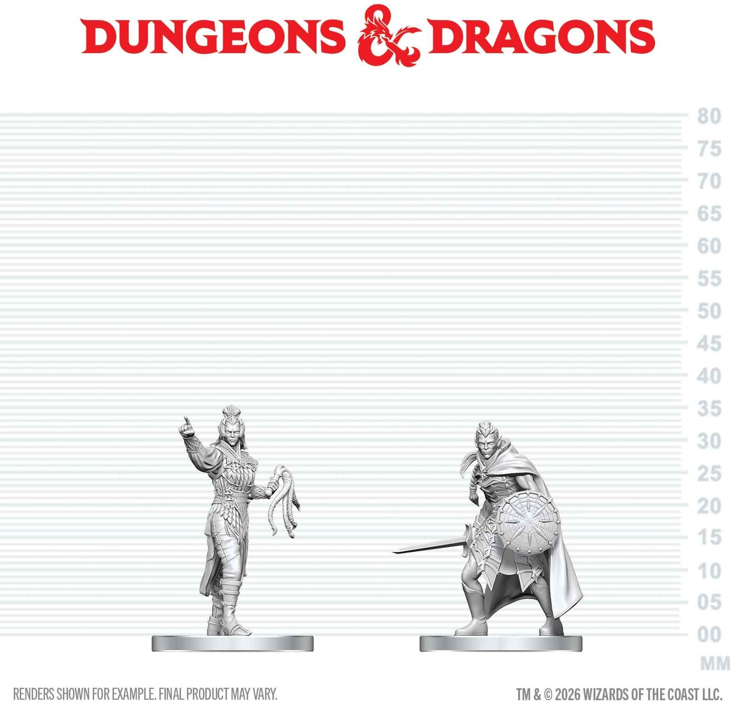 Dungeons & Dragons Drow Elite Warrior & Drow Priestess of Lolth