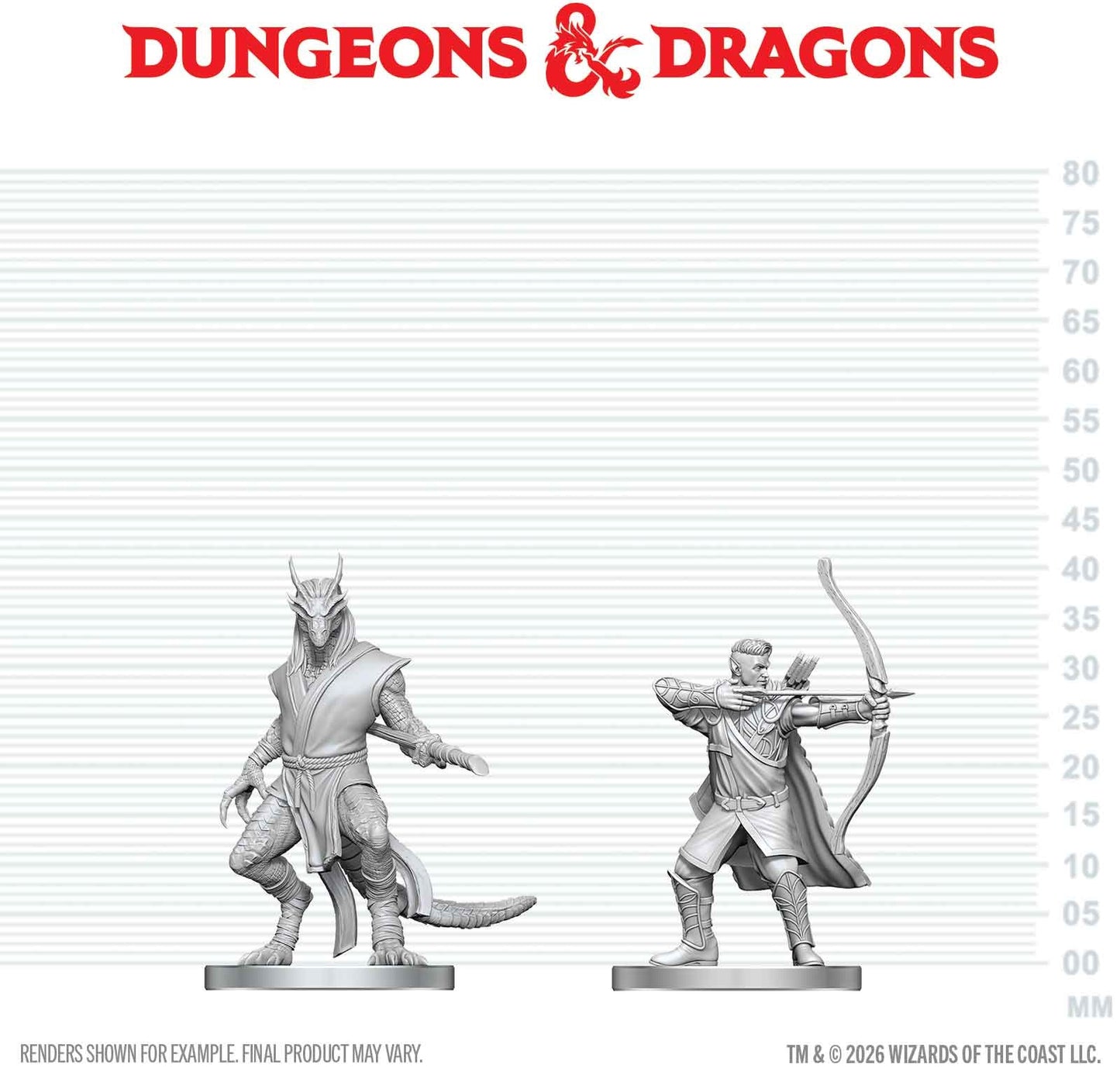 Dungeons & Dragons Elf Ranger & Dragonborn Monk