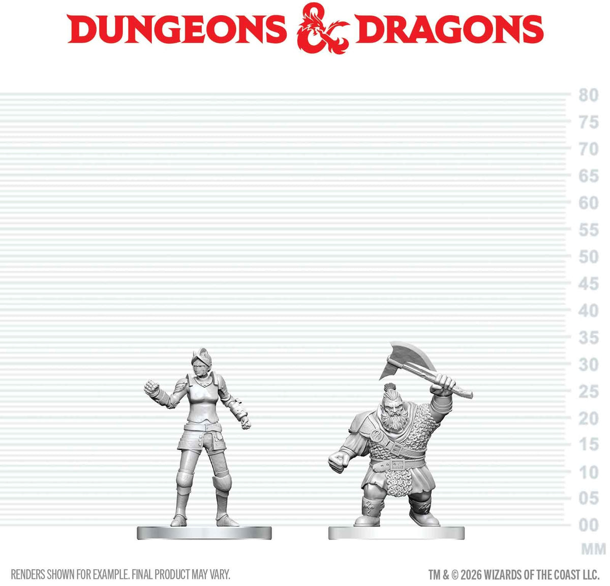 Dungeons & Dragons Cultist of Bane & Dwarf Zhentilar Soldier