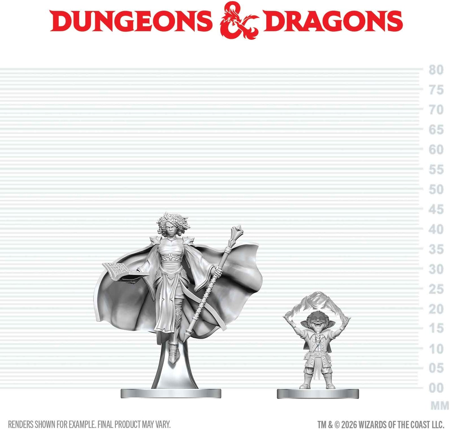 Dungeons & Dragons Gnome Warlock & Aasimar Wizard