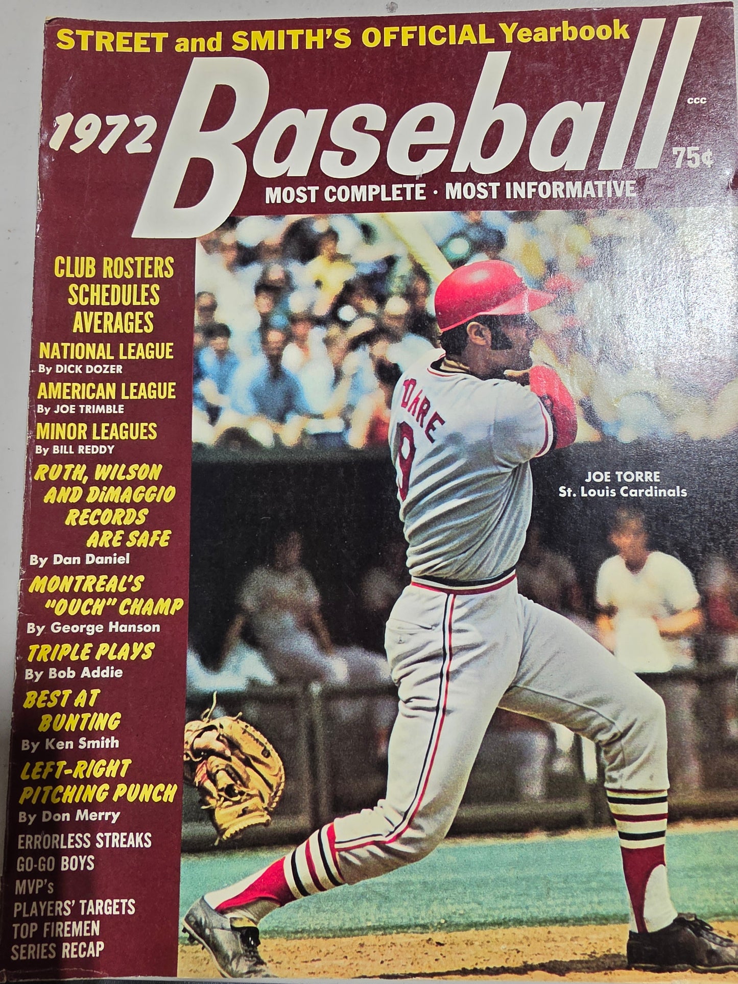 Street and Smith's Official Yearbook 1972 Baseball