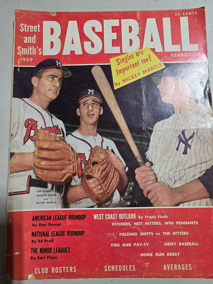 Street and Smith's Official Yearbook 1959 Baseball