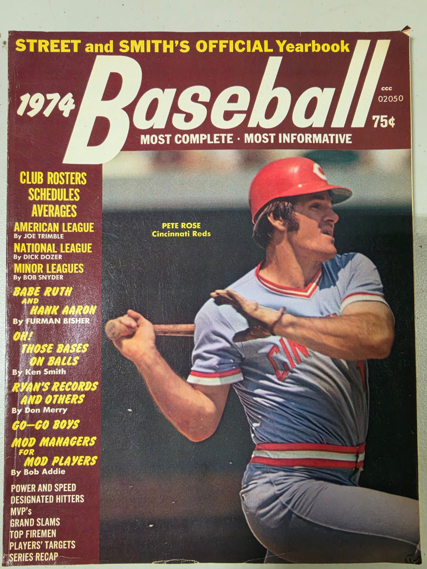 Street and Smith's Official Yearbook 1974 Baseball