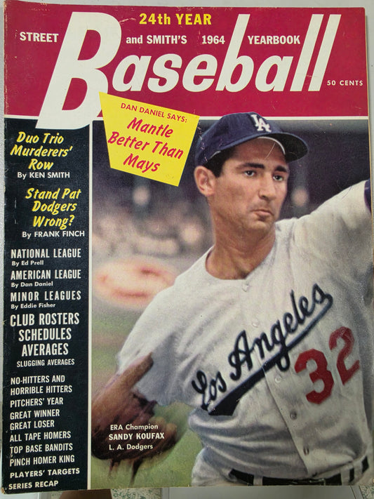 Street and Smith's 1964 Yearbook Baseball