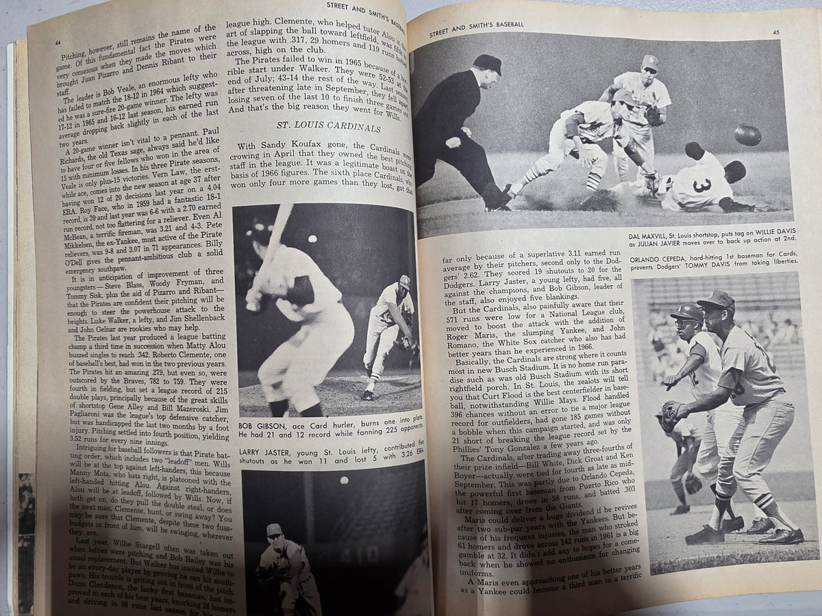 Street and Smith's Official Yearbook 1967 Baseball