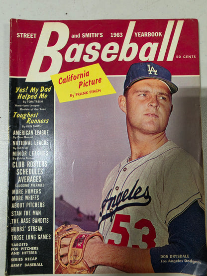 Strret and Smith's Baseball 1963 Yearbook