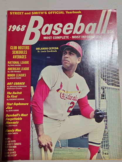 Street and Smith's Official Yearbook 1968 Baseball