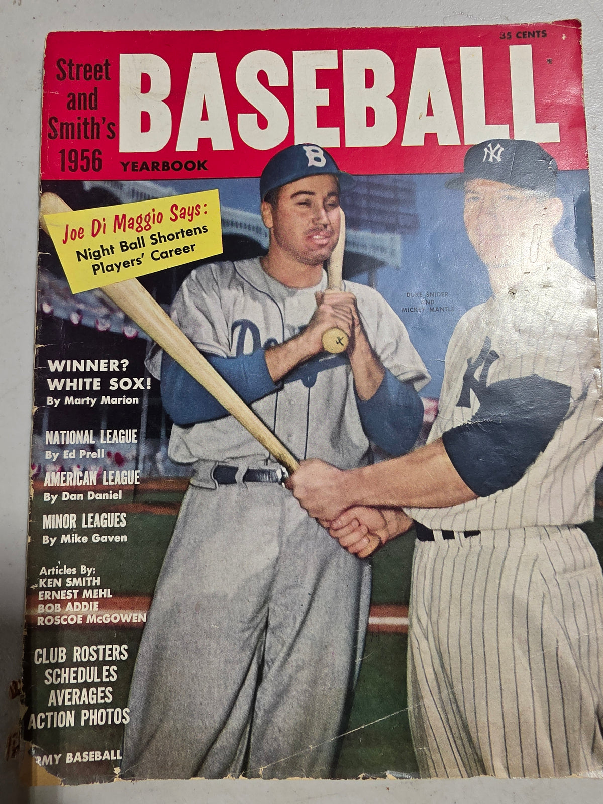 Street and Smith's Official Yearbook 1956 Baseball