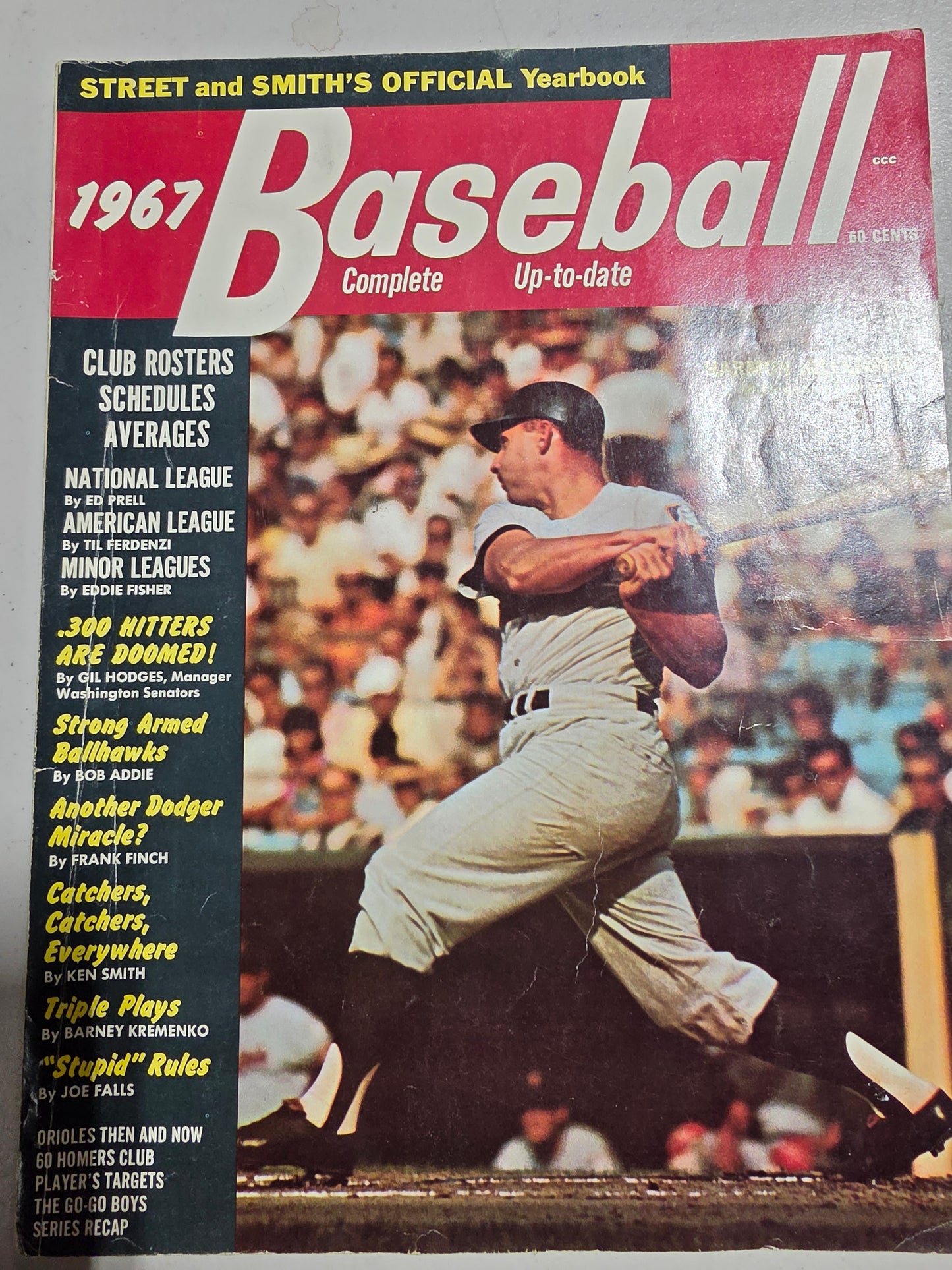 Street and Smith's Official Yearbook 1967 Baseball