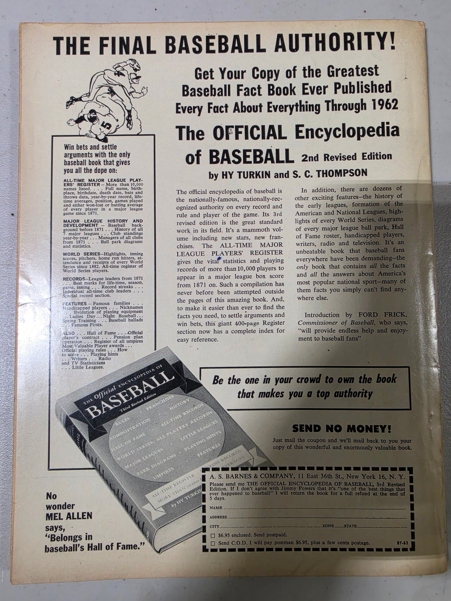 Strret and Smith's Baseball 1963 Yearbook
